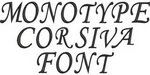 fonts monotype corsiva